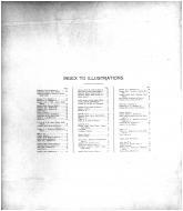 Index to Illustrations, Lincoln County 1910